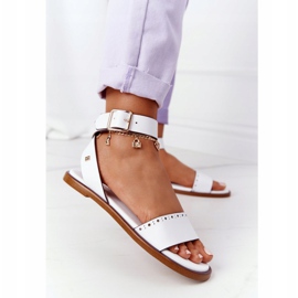 Sandali in pelle Big Star HH274722 Bianco 1