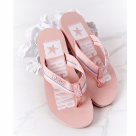 Infradito da donna Big Star HH274A060 Rosa 1
