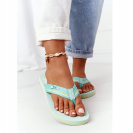 Infradito da donna Big Star HH274A061 Verde chiaro 2