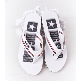 Infradito da donna Big Star HH274A062 Bianco 1