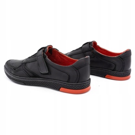Polbut Scarpe casual da uomo in pelle 2102 nere nero 5