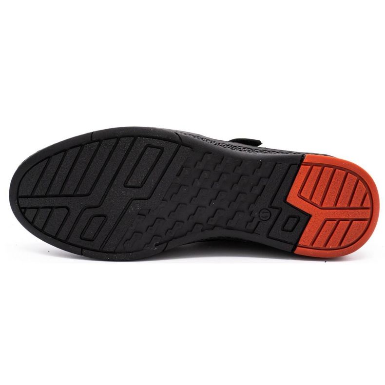 Polbut Scarpe casual da uomo in pelle 2102 nere nero 1