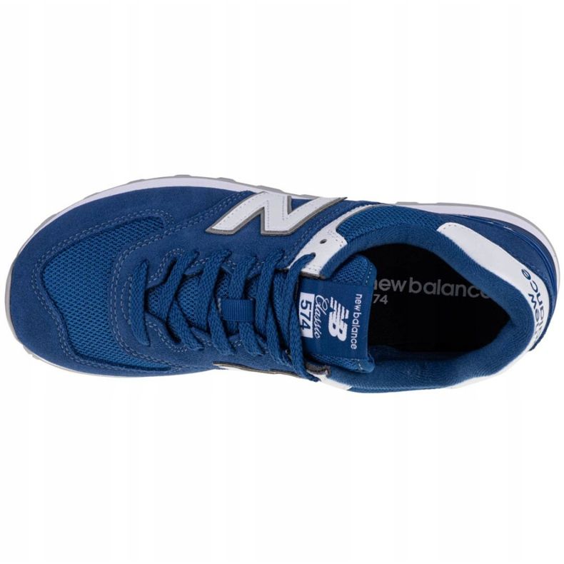 New Balance M ML574ET2 bianca blu 2
