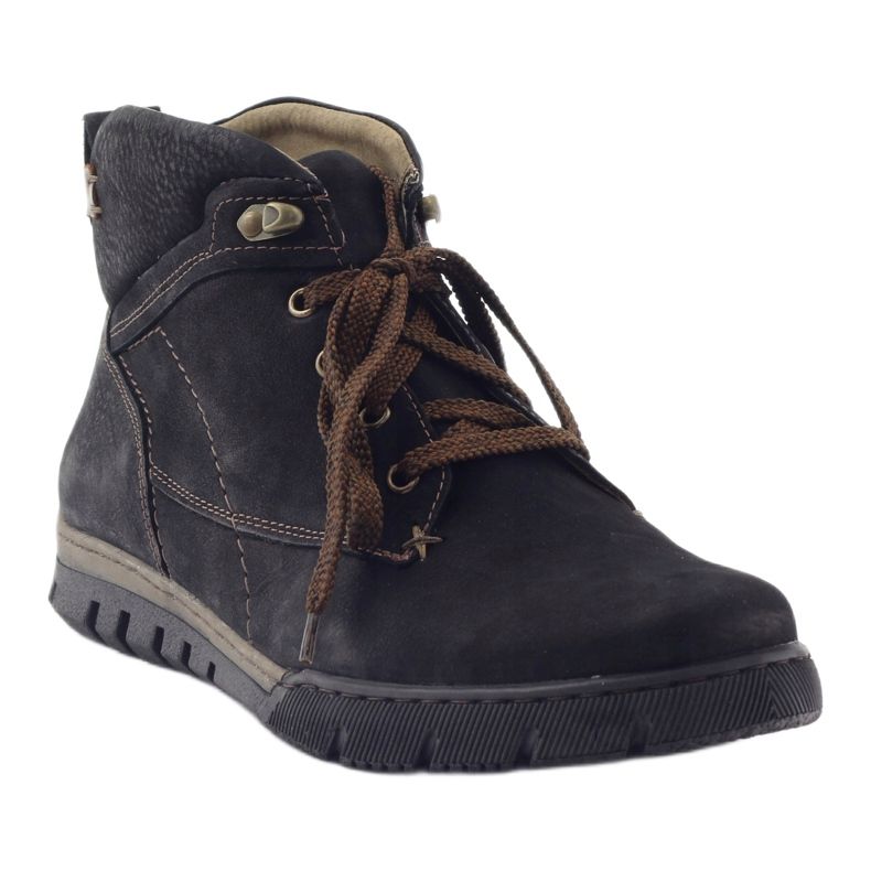 Riko scarpe uomo stivali stivaletti 795 nero 1
