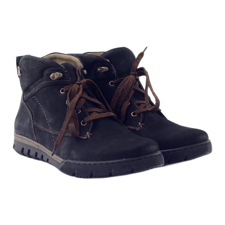 Riko scarpe uomo stivali stivaletti 795 nero 4