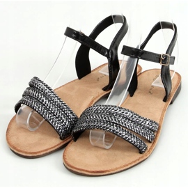 Sandali neri da donna N-70 Black nero 1