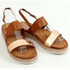 Sandali donna cammello 100-138SA-1 Cammello marrone 1