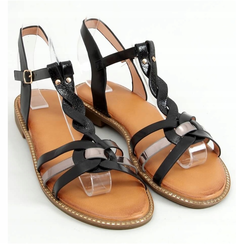 Sandali neri da donna C43 Black nero 1