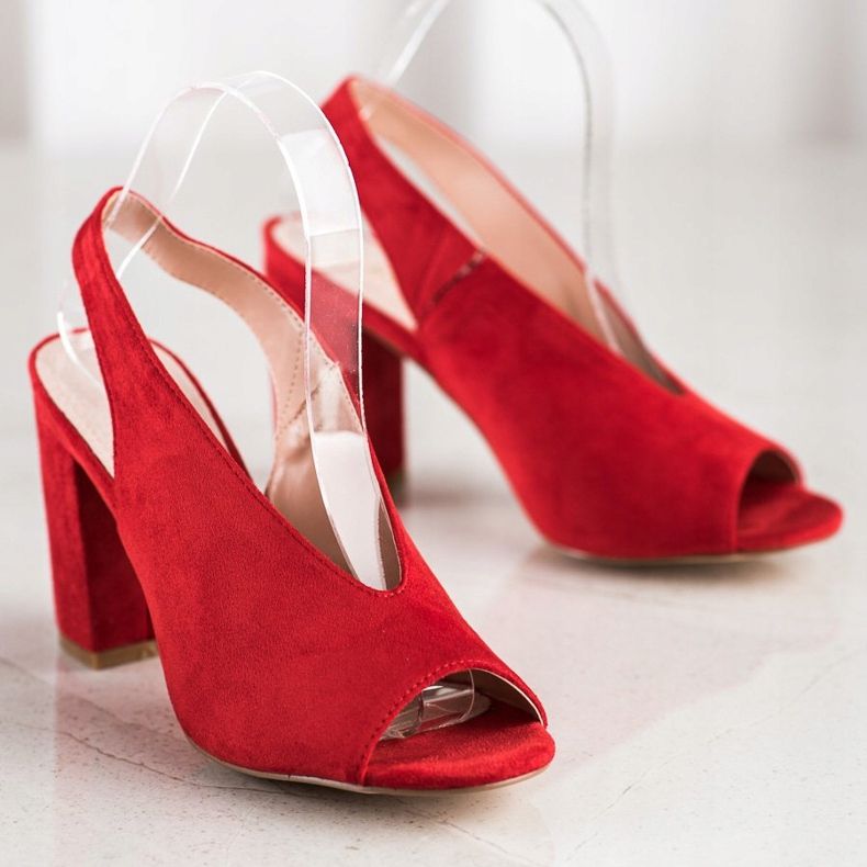 S. BARSKI Sandali costruiti S.BARSKI rosso 2