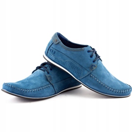 KOMODO Scarpe Mocassini uomo 875 blu 4