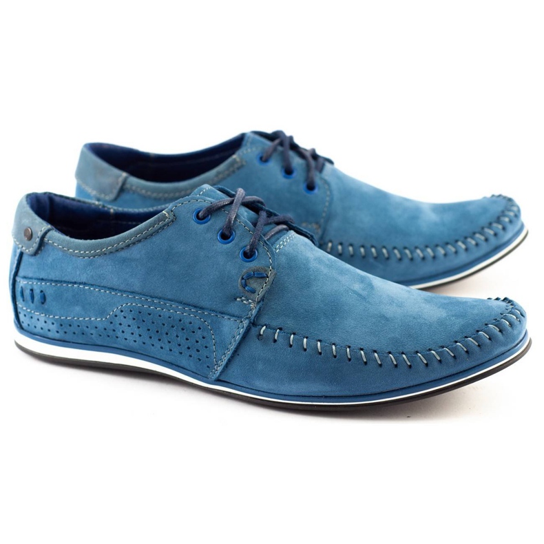 KOMODO Scarpe Mocassini uomo 875 blu 2