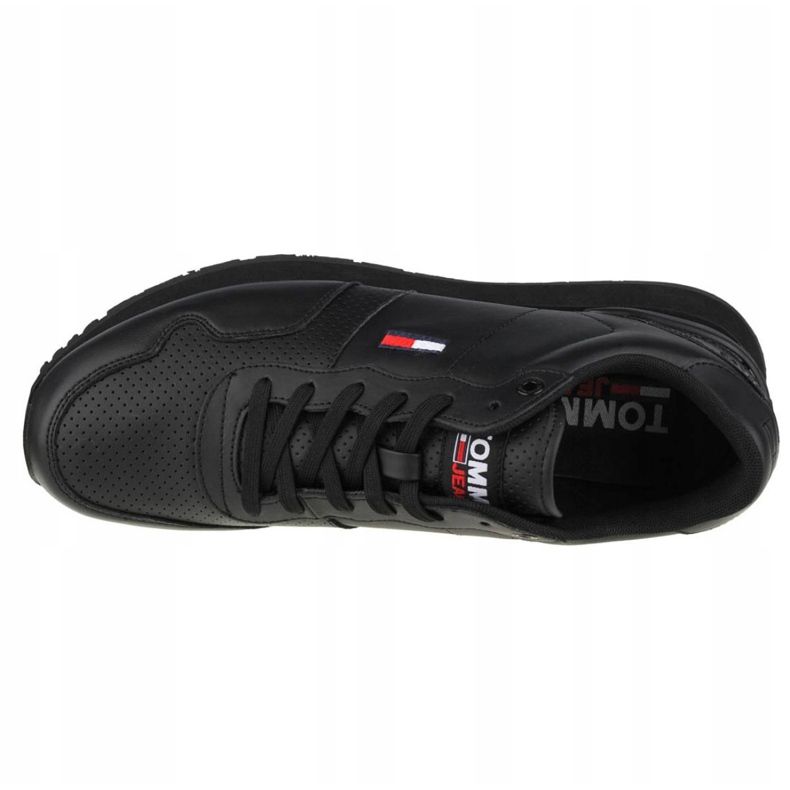 Tommy Hilfiger Jeans Lifestyle Lea Runner M EM0EM00665-BDS scarpe nero 2