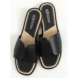 Pantofole nere da donna nere 395 Black nero 1