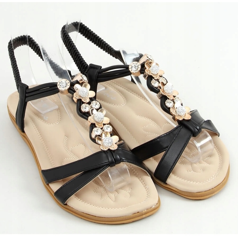 Sandali da donna neri CT-153 Black nero 1