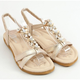 Sandali da donna dorati CT-153 Gold d'oro 1