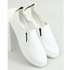 Sneakers slip-on bianche LA45 Nere bianco nero 1