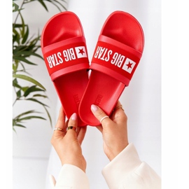 Pantofole da donna Big Star HH274A014 Rosso 1