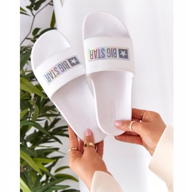 Pantofole da donna Big Star HH274A035 Bianco 1