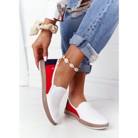 Espadrillas da Donna Big Star HH276009 Bianche e Rosse bianco rosso blu navy 1