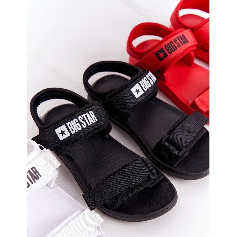 Sandali sportivi da donna Big Star HH274A024 Black nero 2