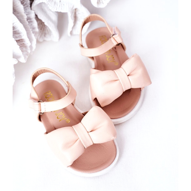FR1 Sandali Per Bambini Con Fiocco Rosa Abbie 1