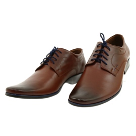 Olivier Scarpe da uomo in pelle 277 marrone 2