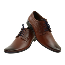 Olivier Scarpe da uomo in pelle 277 marrone 4