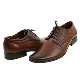 Olivier Scarpe da uomo in pelle 277 marrone 3