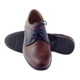 Scarpe uomo Tur 328 marrone multicolore 3