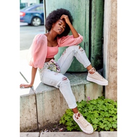 Sneakers Donna Beige Big City Life 1