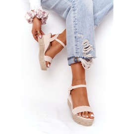 PS1 Sandali con zeppa Baleari beige 5