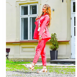 Kylie Sandali con zeppa Stampa serpente multicolore 1