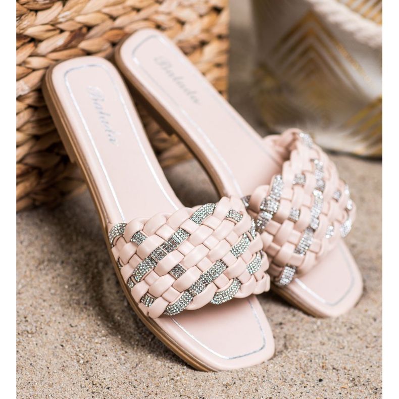 Balada Ciabatte Con Cubic Zirconia beige 2