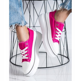 Seastar Sneakers alla moda sulla piattaforma rosa 1