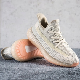 SHELOVET Sneakers in tessuto sulla piattaforma beige 1