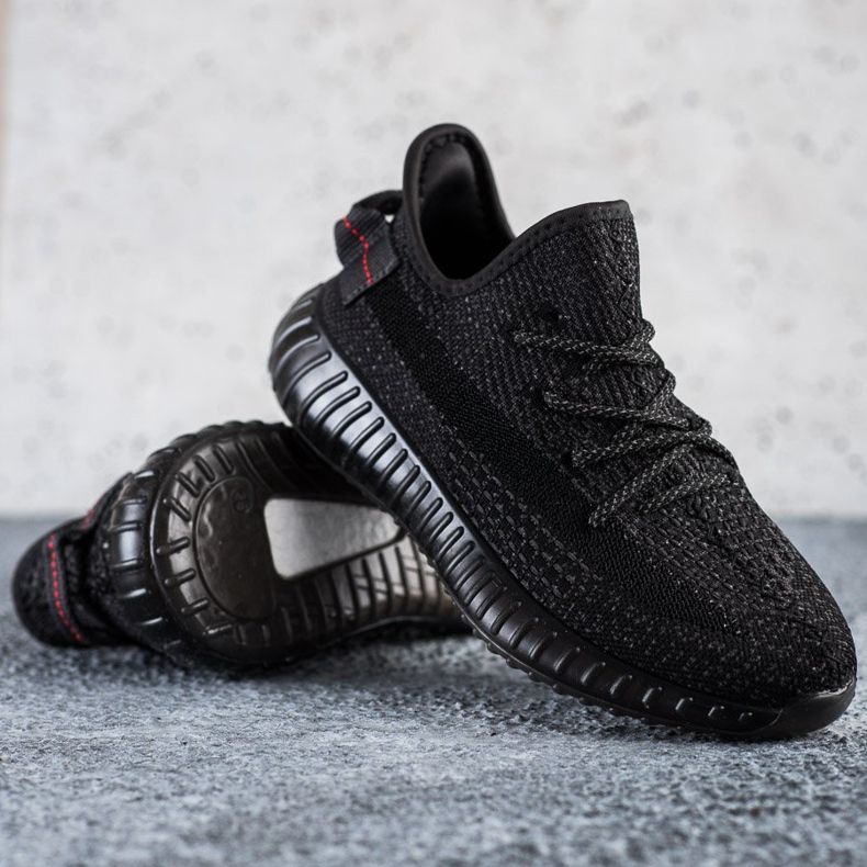 SHELOVET Sneakers in tessuto sulla piattaforma nero 1