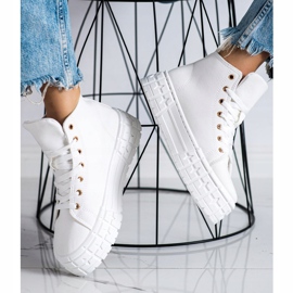 Goodin Scarpe da ginnastica di alta moda bianco 2