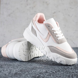 SHELOVET Scarpe da ginnastica casual bianco multicolore 1