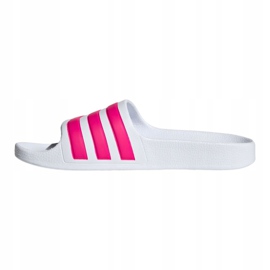 Ciabatte Adidas Adilette Aqua Jr EF1748 bianca rosa 1