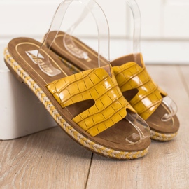 SHELOVET Pantofole Gialle Casual giallo 2