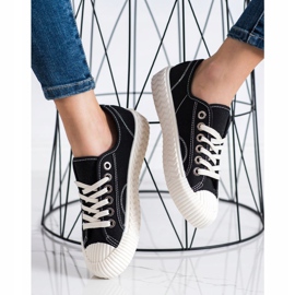 SHELOVET Scarpe Da Ginnastica Sulla Piattaforma nero 2