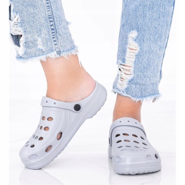 Pantofole kroks grigie da donna Karolinos grigio 1