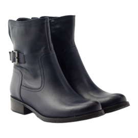 Stivali invernali da donna Arka 2844 blu navy 4