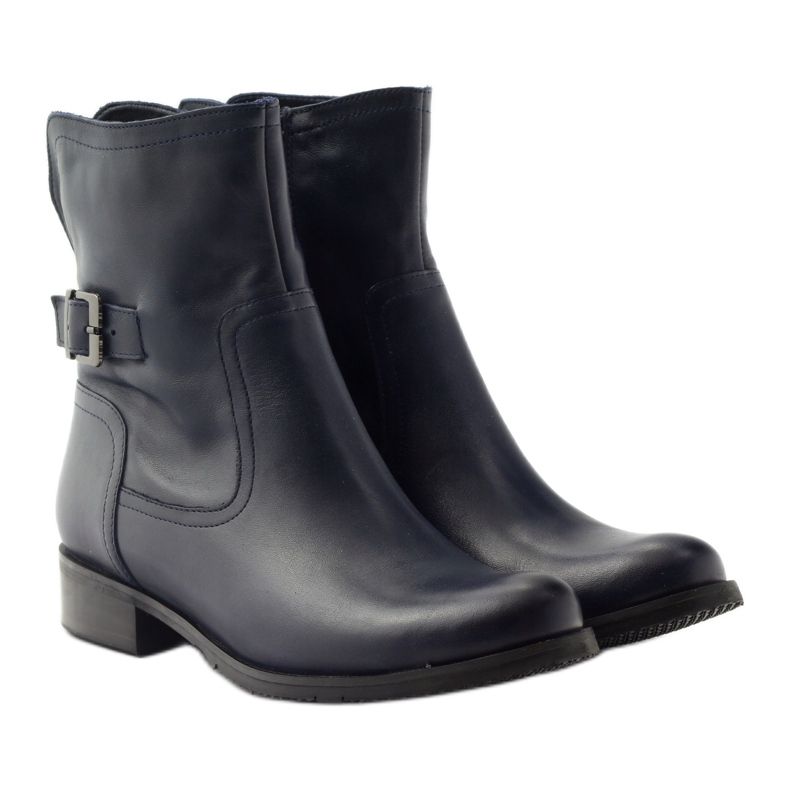 Stivali invernali da donna Arka 2844 blu navy 4