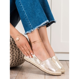 Queen Vivi Espadrillas casual d'oro 1