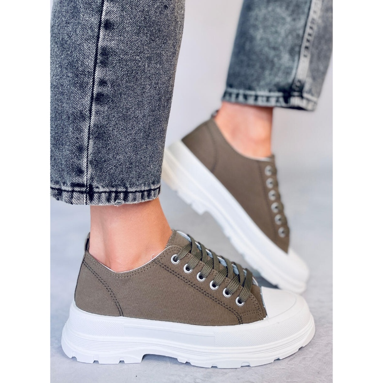 Sneakers da donna verdi LA122 Green verde 2