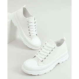Sneakers da donna bianche LA122 White bianco 1