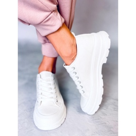Sneakers da donna bianche LA122 White bianca 2