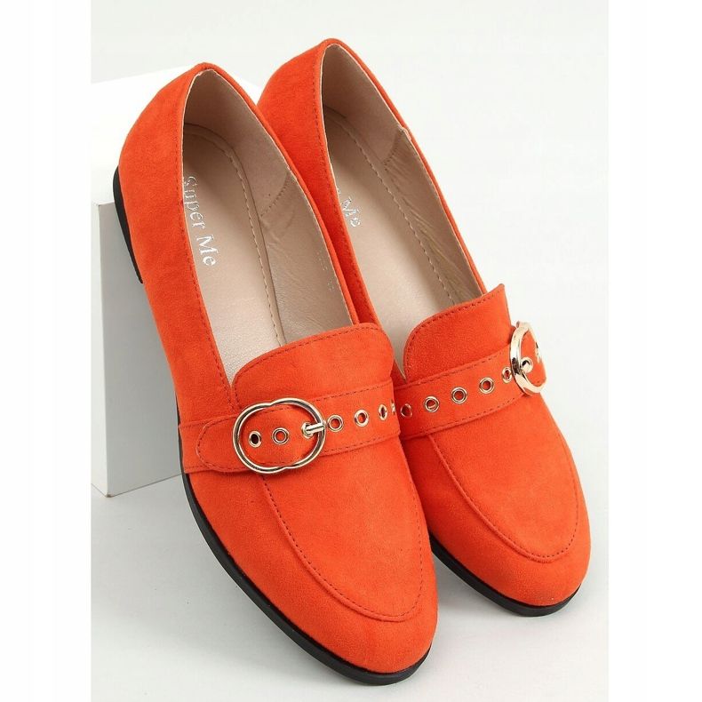 Mocassini donna arancioni GQ05 Orange arancia 1