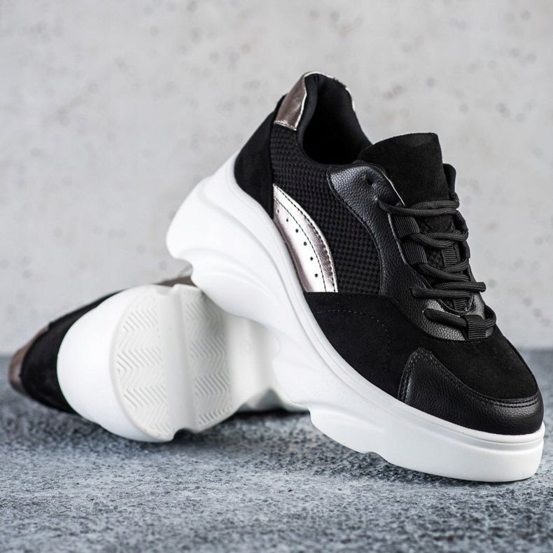 Seastar Sneakers nere sulla piattaforma nero 1